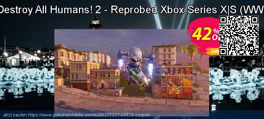 Destroy All Humans! 2 - Reprobed Xbox Series X|S - WW  ausschließenden Verkaufsförderung Bildschirmfoto