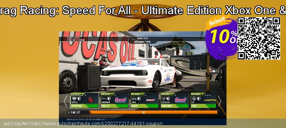 NHRA Championship Drag Racing: Speed For All - Ultimate Edition Xbox One & Xbox Series X|S - WW  fantastisch Förderung Bildschirmfoto