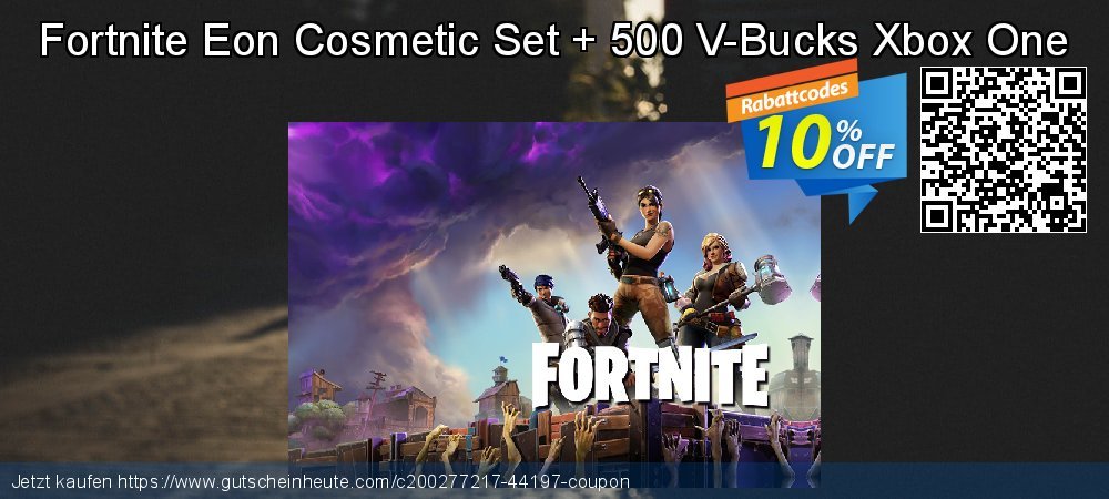 Fortnite Eon Cosmetic Set + 500 V-Bucks Xbox One umwerfende Preisnachlass Bildschirmfoto