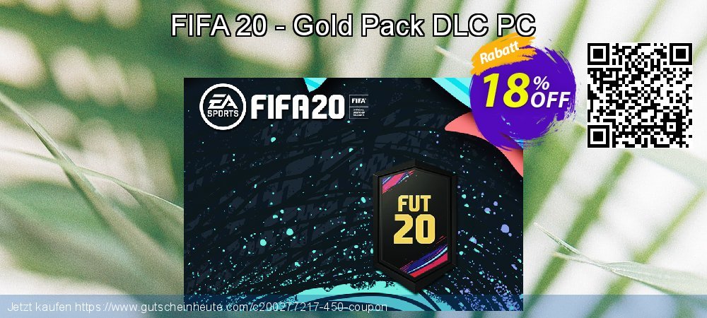 FIFA 20 - Gold Pack DLC PC exklusiv Verkaufsförderung Bildschirmfoto