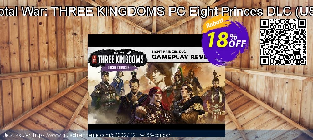 Total War: THREE KINGDOMS PC Eight Princes DLC - US  überraschend Disagio Bildschirmfoto