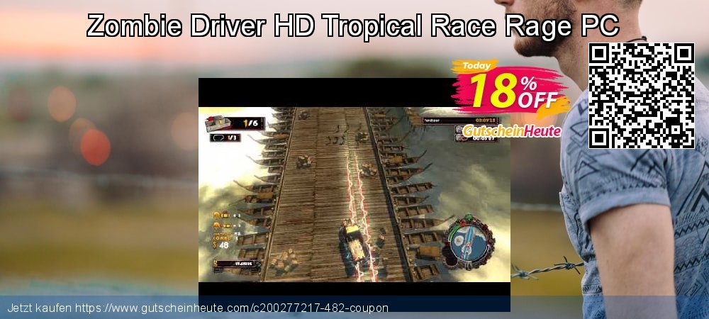 Zombie Driver HD Tropical Race Rage PC uneingeschränkt Ermäßigung Bildschirmfoto
