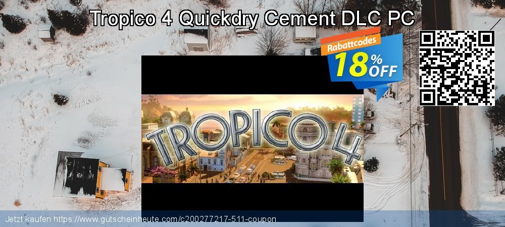 Tropico 4 Quickdry Cement DLC PC klasse Preisnachlässe Bildschirmfoto