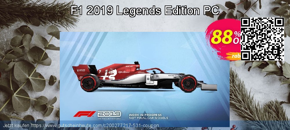 F1 2019 Legends Edition PC toll Nachlass Bildschirmfoto
