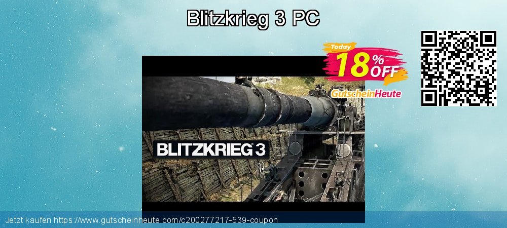 Blitzkrieg 3 PC aufregende Preisnachlass Bildschirmfoto