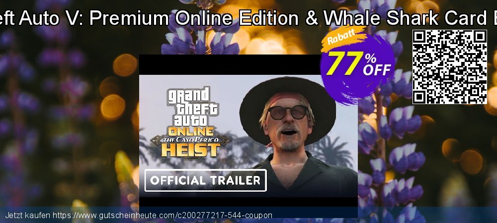 Grand Theft Auto V: Premium Online Edition & Whale Shark Card Bundle PC uneingeschränkt Ermäßigungen Bildschirmfoto