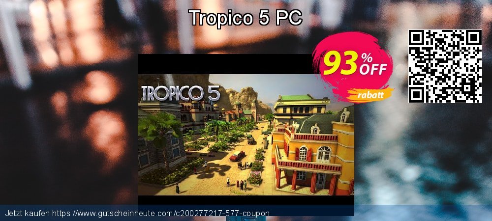 Tropico 5 PC ausschließenden Rabatt Bildschirmfoto