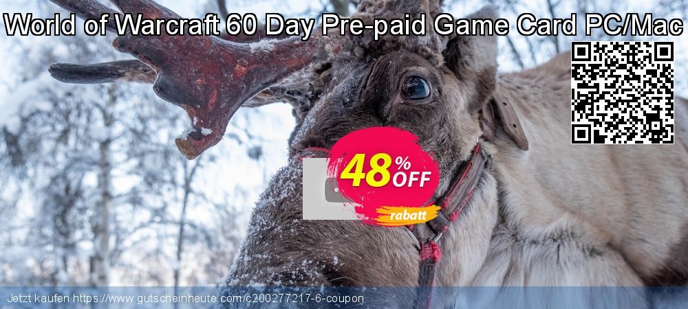 World of Warcraft 60 Day Pre-paid Game Card PC/Mac wunderschön Nachlass Bildschirmfoto