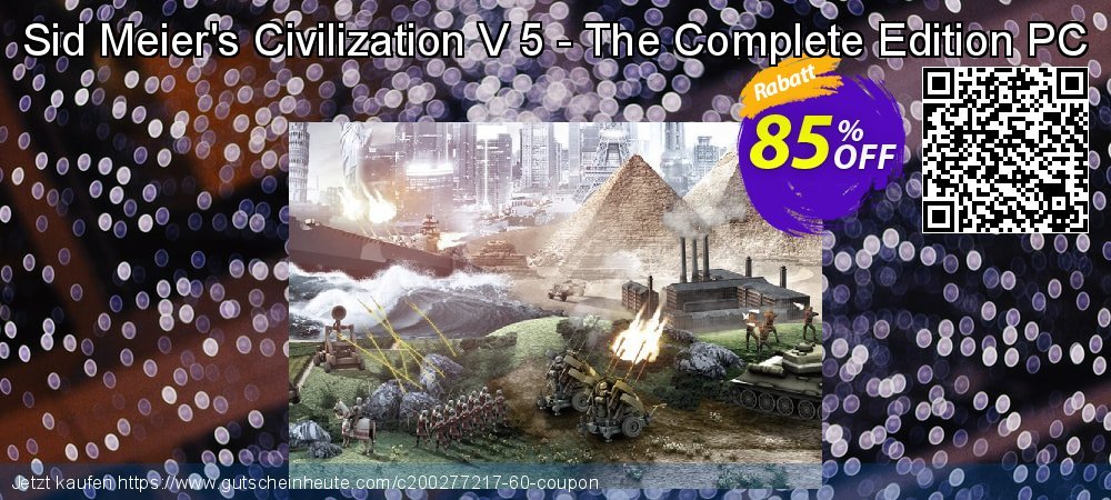 Sid Meier's Civilization V 5 - The Complete Edition PC uneingeschränkt Diskont Bildschirmfoto