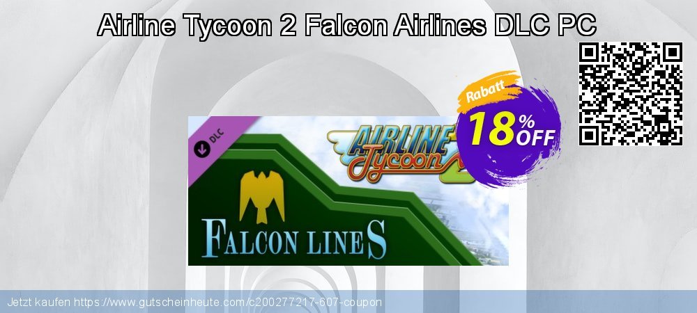 Airline Tycoon 2 Falcon Airlines DLC PC ausschließlich Preisnachlass Bildschirmfoto