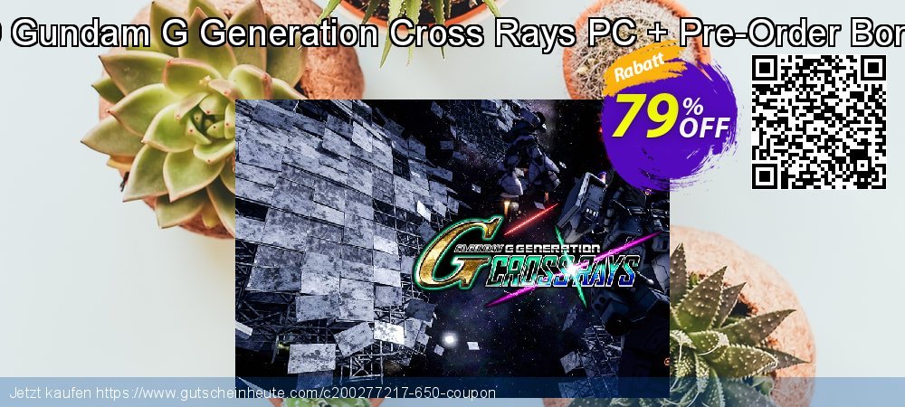 SD Gundam G Generation Cross Rays PC + Pre-Order Bonus verblüffend Nachlass Bildschirmfoto