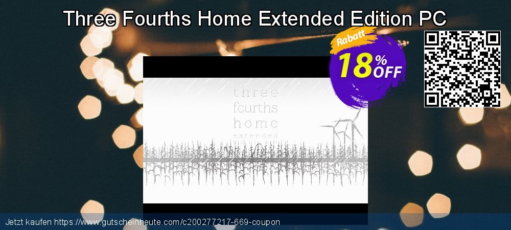 Three Fourths Home Extended Edition PC ausschließlich Ermäßigung Bildschirmfoto