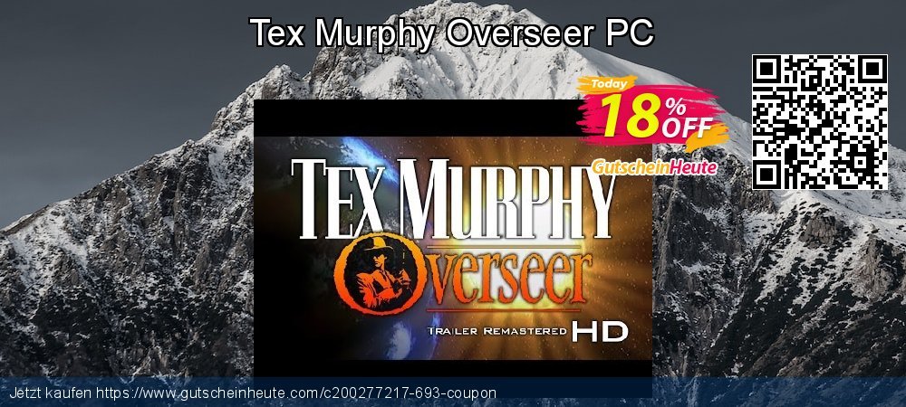 Tex Murphy Overseer PC geniale Förderung Bildschirmfoto