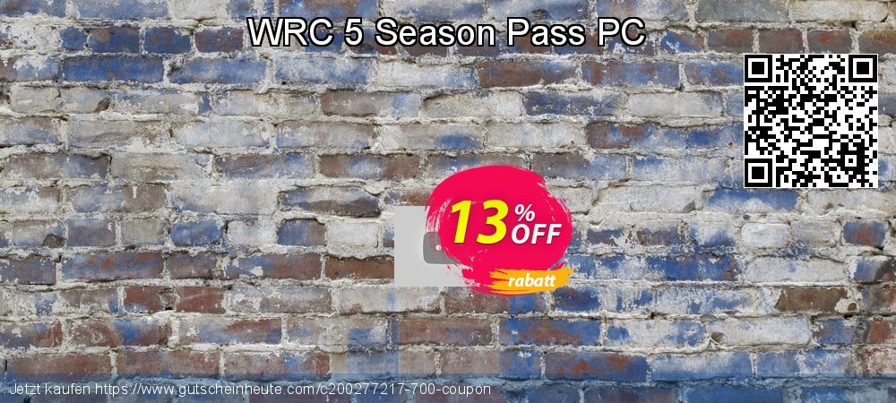 WRC 5 Season Pass PC ausschließlich Promotionsangebot Bildschirmfoto
