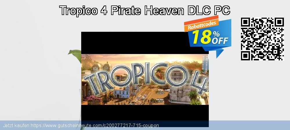 Tropico 4 Pirate Heaven DLC PC formidable Preisnachlässe Bildschirmfoto
