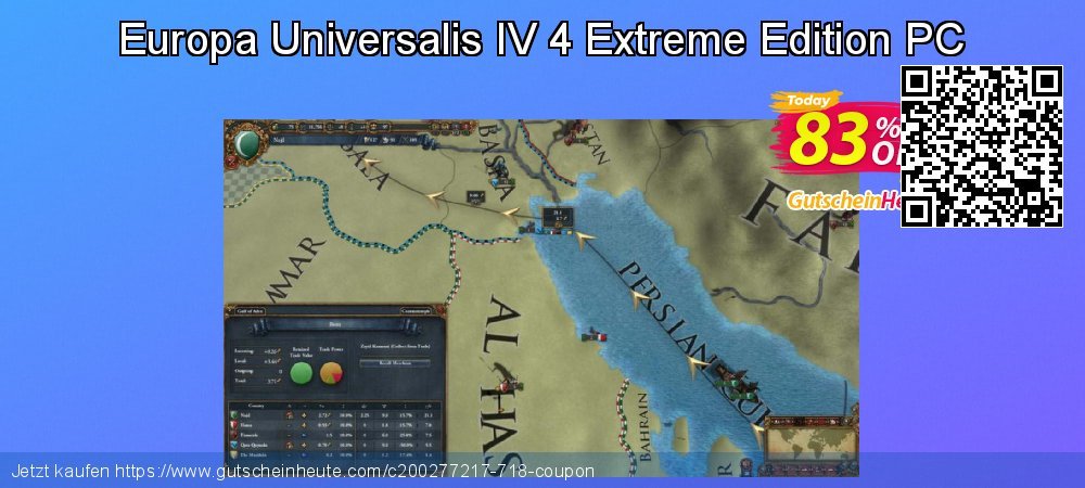 Europa Universalis IV 4 Extreme Edition PC Exzellent Nachlass Bildschirmfoto