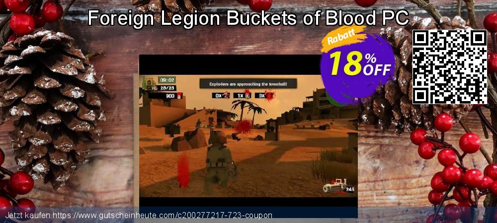 Foreign Legion Buckets of Blood PC umwerfenden Ausverkauf Bildschirmfoto