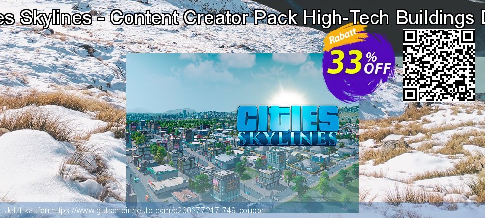 Cities Skylines - Content Creator Pack High-Tech Buildings DLC Exzellent Preisnachlässe Bildschirmfoto