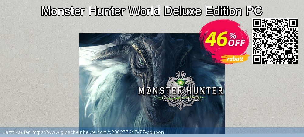 Monster Hunter World Deluxe Edition PC verwunderlich Diskont Bildschirmfoto