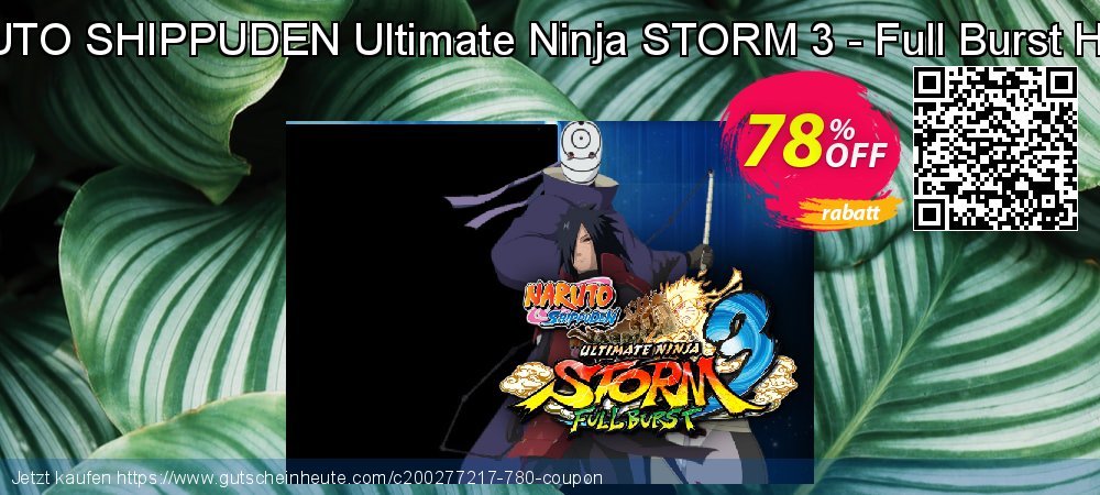 NARUTO SHIPPUDEN Ultimate Ninja STORM 3 - Full Burst HD PC Exzellent Sale Aktionen Bildschirmfoto