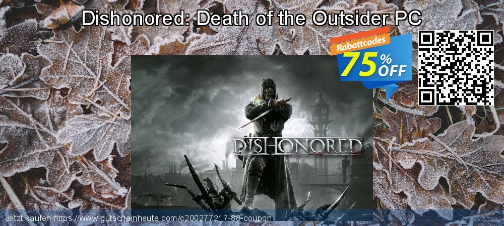 Dishonored: Death of the Outsider PC spitze Rabatt Bildschirmfoto