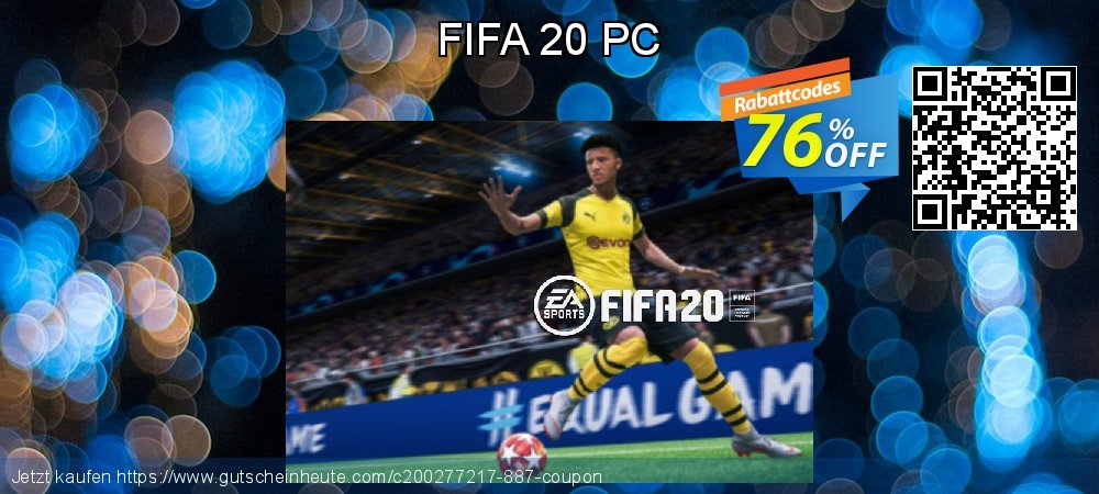 FIFA 20 PC ausschließenden Promotionsangebot Bildschirmfoto