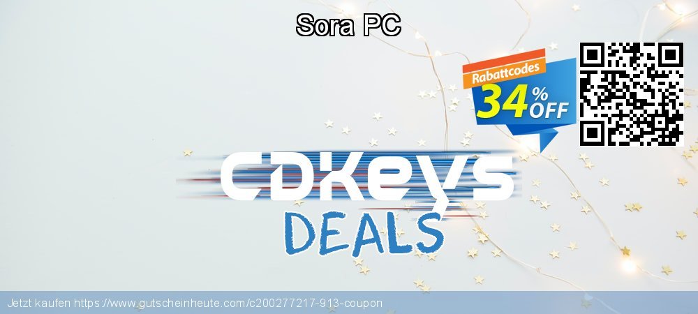 Sora PC spitze Preisnachlass Bildschirmfoto