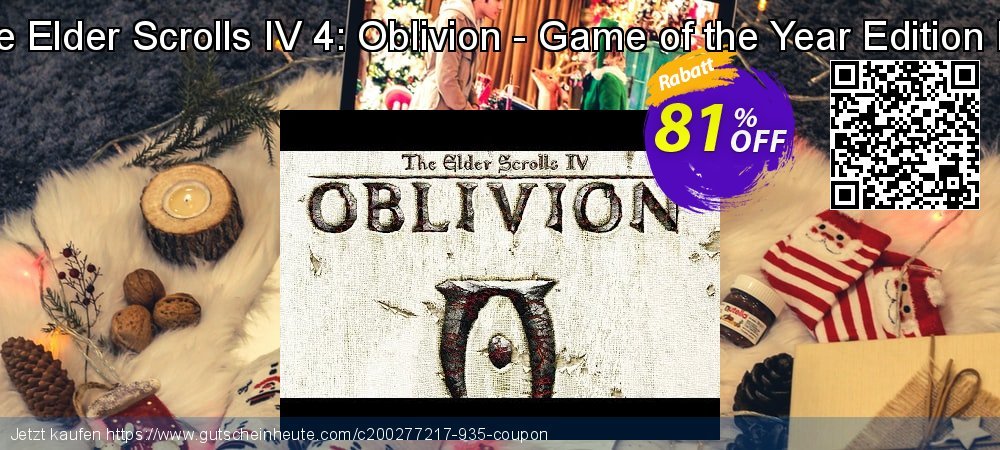 The Elder Scrolls IV 4: Oblivion - Game of the Year Edition PC Exzellent Ermäßigungen Bildschirmfoto