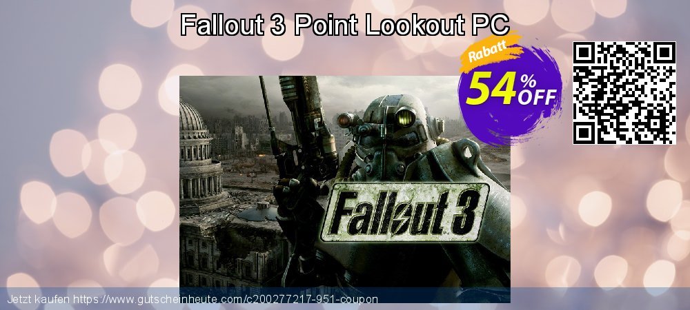 Fallout 3 Point Lookout PC Sonderangebote Rabatt Bildschirmfoto
