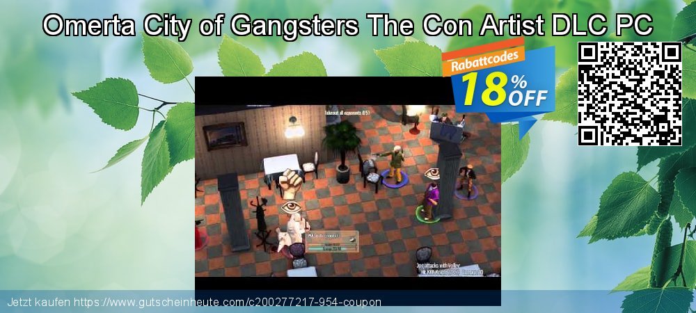 Omerta City of Gangsters The Con Artist DLC PC fantastisch Angebote Bildschirmfoto