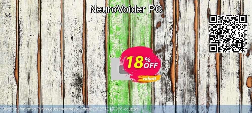 NeuroVoider PC großartig Ermäßigungen Bildschirmfoto