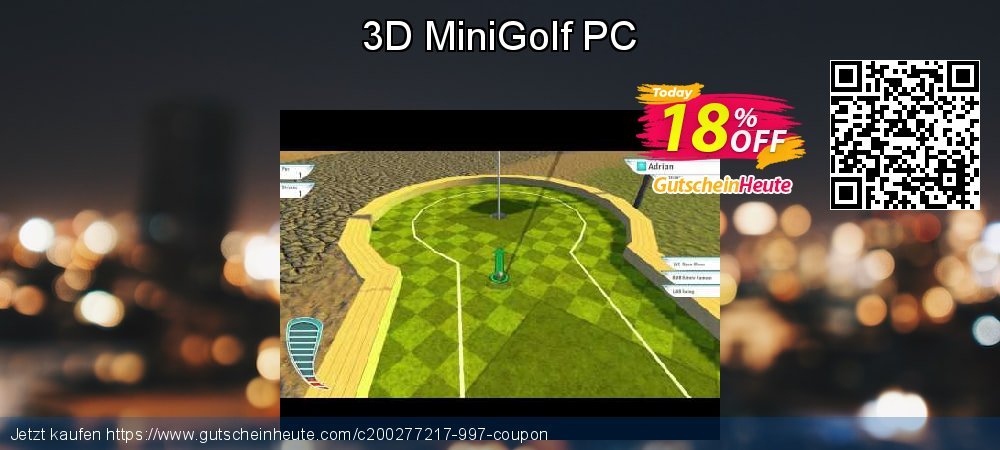 3D MiniGolf PC Exzellent Preisreduzierung Bildschirmfoto