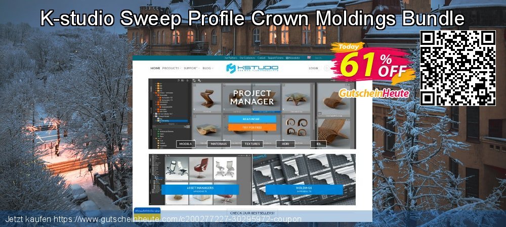 K-studio Sweep Profile Crown Moldings Bundle aufregenden Rabatt Bildschirmfoto