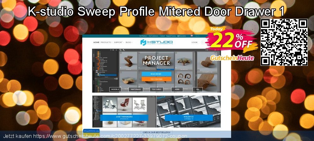 K-studio Sweep Profile Mitered Door Drawer 1 wunderschön Sale Aktionen Bildschirmfoto
