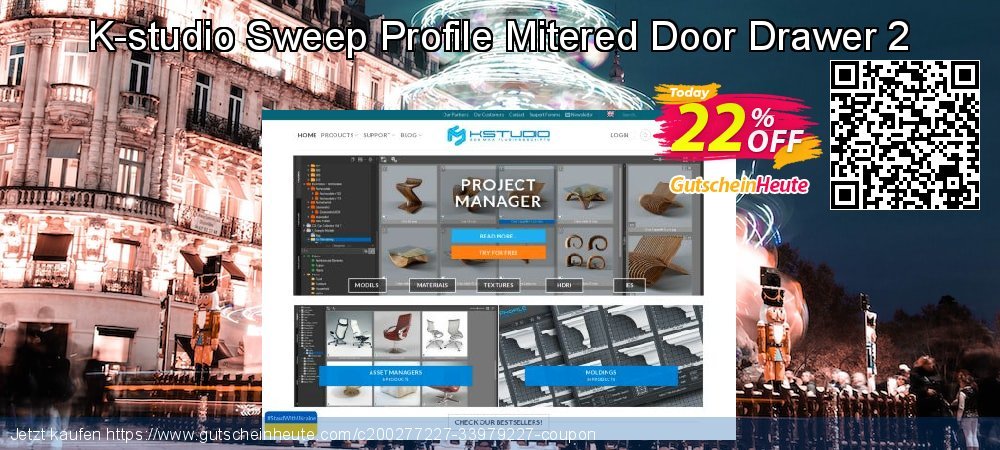 K-studio Sweep Profile Mitered Door Drawer 2 wunderschön Ermäßigungen Bildschirmfoto