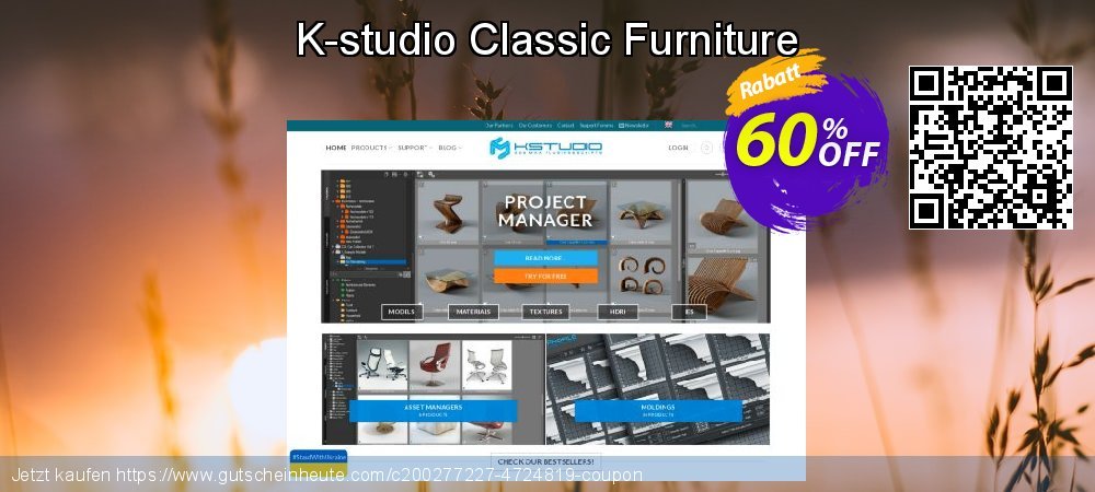 K-studio Classic Furniture ausschließenden Außendienst-Promotions Bildschirmfoto