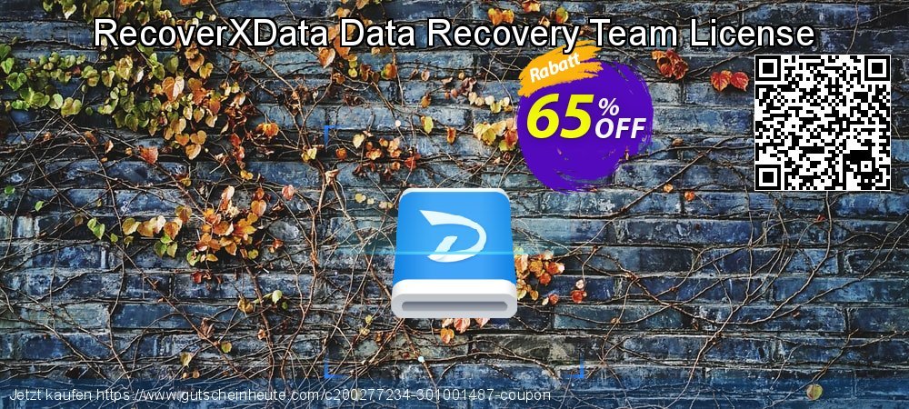 RecoverXData Data Recovery Team License aufregenden Verkaufsförderung Bildschirmfoto