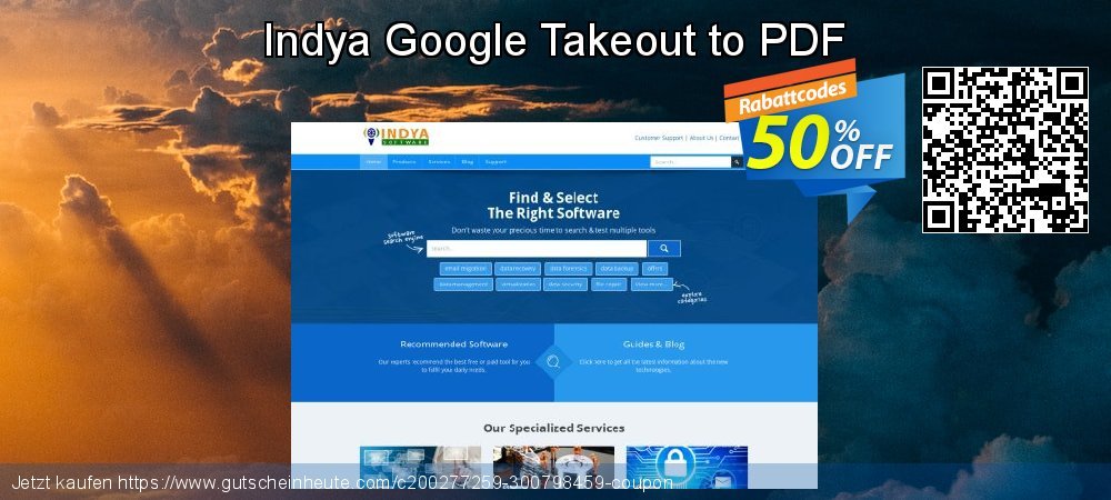 Indya Google Takeout to PDF atemberaubend Rabatt Bildschirmfoto