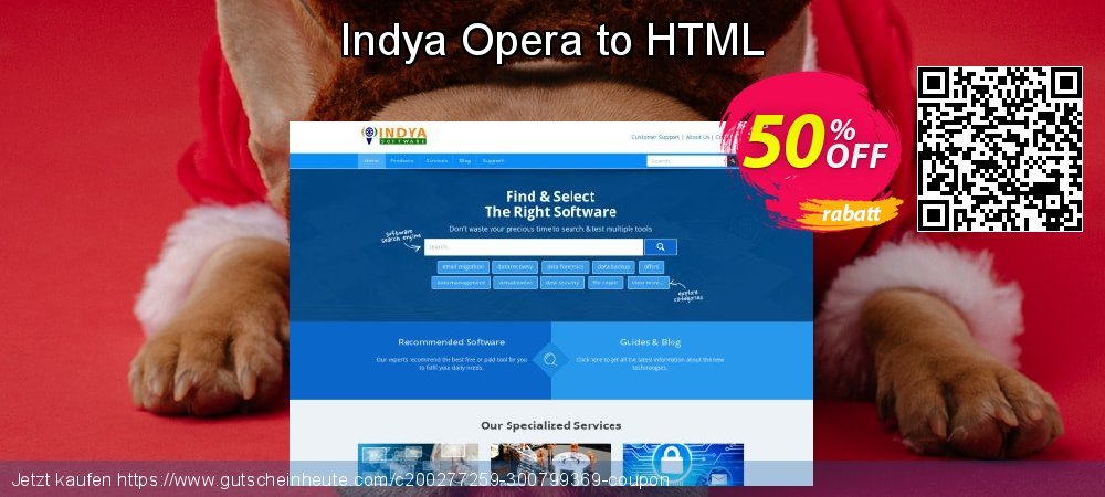 Indya Opera to HTML faszinierende Verkaufsförderung Bildschirmfoto