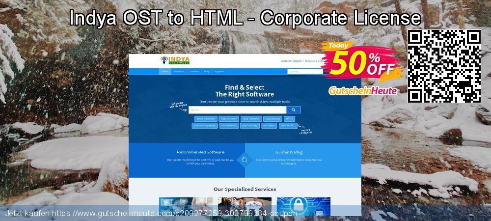 Indya OST to HTML - Corporate License erstaunlich Ermäßigung Bildschirmfoto