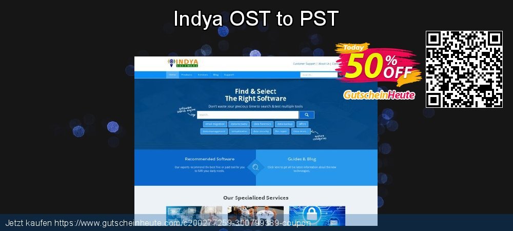 Indya OST to PST atemberaubend Preisreduzierung Bildschirmfoto