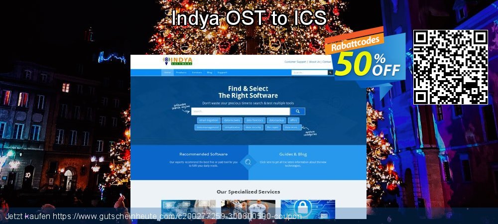 Indya OST to ICS ausschließenden Diskont Bildschirmfoto