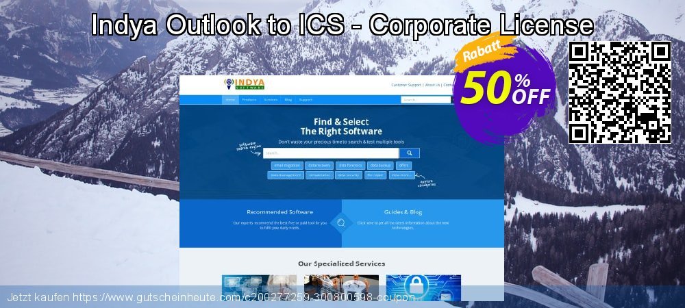 Indya Outlook to ICS - Corporate License atemberaubend Förderung Bildschirmfoto