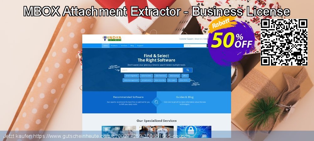 MBOX Attachment Extractor - Business License beeindruckend Preisnachlass Bildschirmfoto