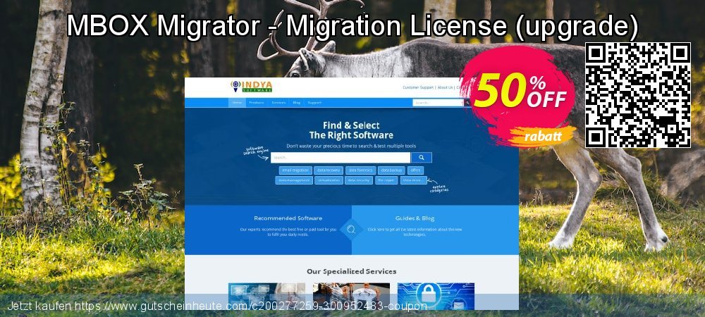 MBOX Migrator - Migration License - upgrade  aufregende Promotionsangebot Bildschirmfoto