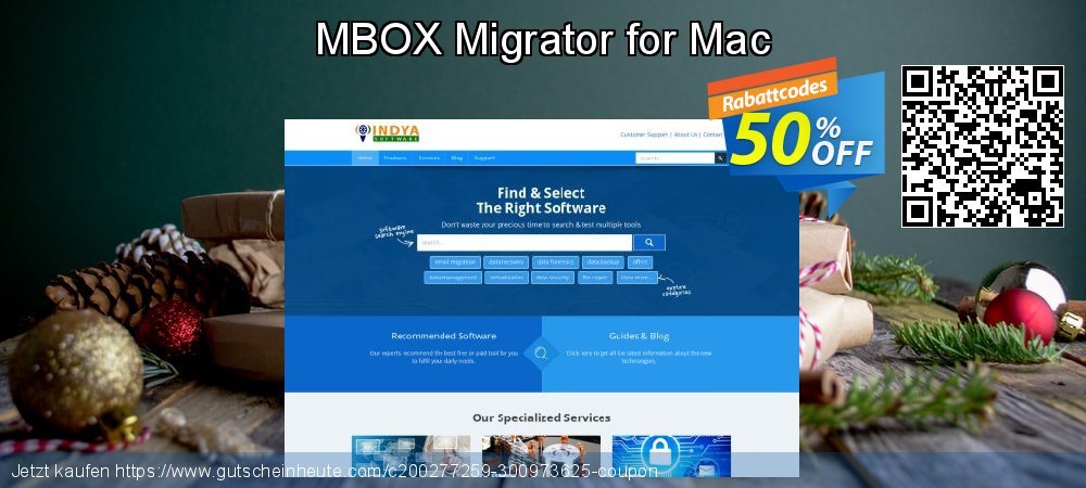 MBOX Migrator for Mac aufregende Beförderung Bildschirmfoto
