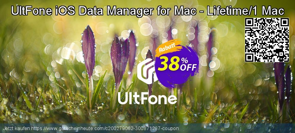 UltFone iOS Data Manager for Mac - Lifetime/1 Mac erstaunlich Diskont Bildschirmfoto