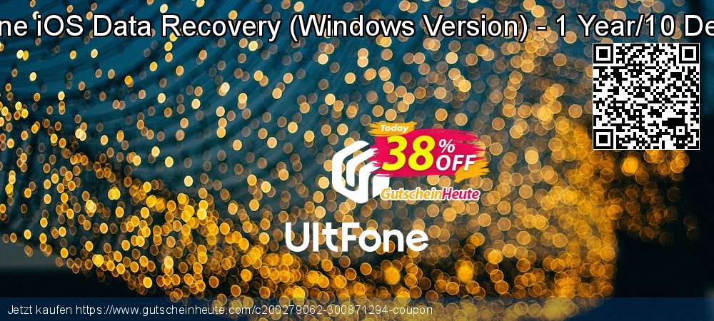 UltFone iOS Data Recovery - Windows Version - 1 Year/10 Devices wunderschön Preisnachlass Bildschirmfoto