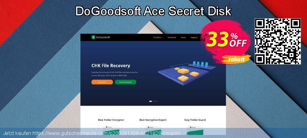 DoGoodsoft Ace Secret Disk wunderschön Ermäßigungen Bildschirmfoto