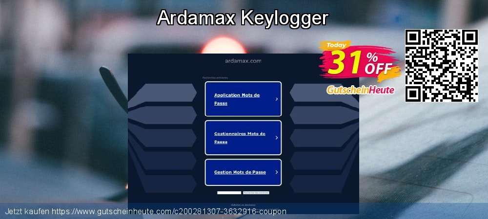 Ardamax Keylogger aufregenden Angebote Bildschirmfoto